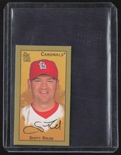 2025 Topps T205 Mini Imprint Auto Blue Back Scott Rolen JW1