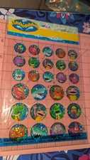 Hallmark Stickers Tubbadubbers Cartoon Dimensional Jewels 1 Sheet New 2005