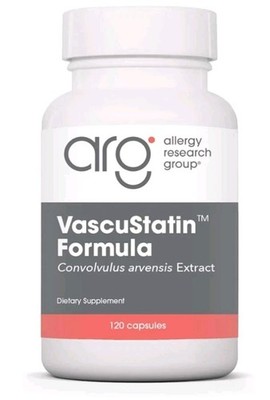 Allergy Research Group Vascustatin Formula 120 capsules Exp: 03/2027 New Look