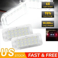 For Ford Explorer Escape Expedition Fusion White 18-SMD LED License Plate Lights