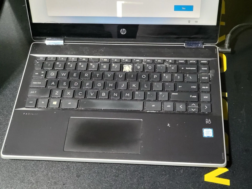 LOTE DE 4 HP 14"" TELA SENSÍVEL AO TOQUE 2 EM 1 x360 conversível 8GB RAM 128GB COMO ESTÁ LIDO - Imagem 4 de 4