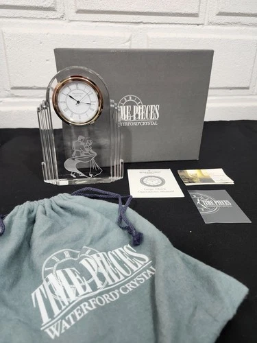 Rare Vintage Waterford Crystal Dancing Cinderella Clock