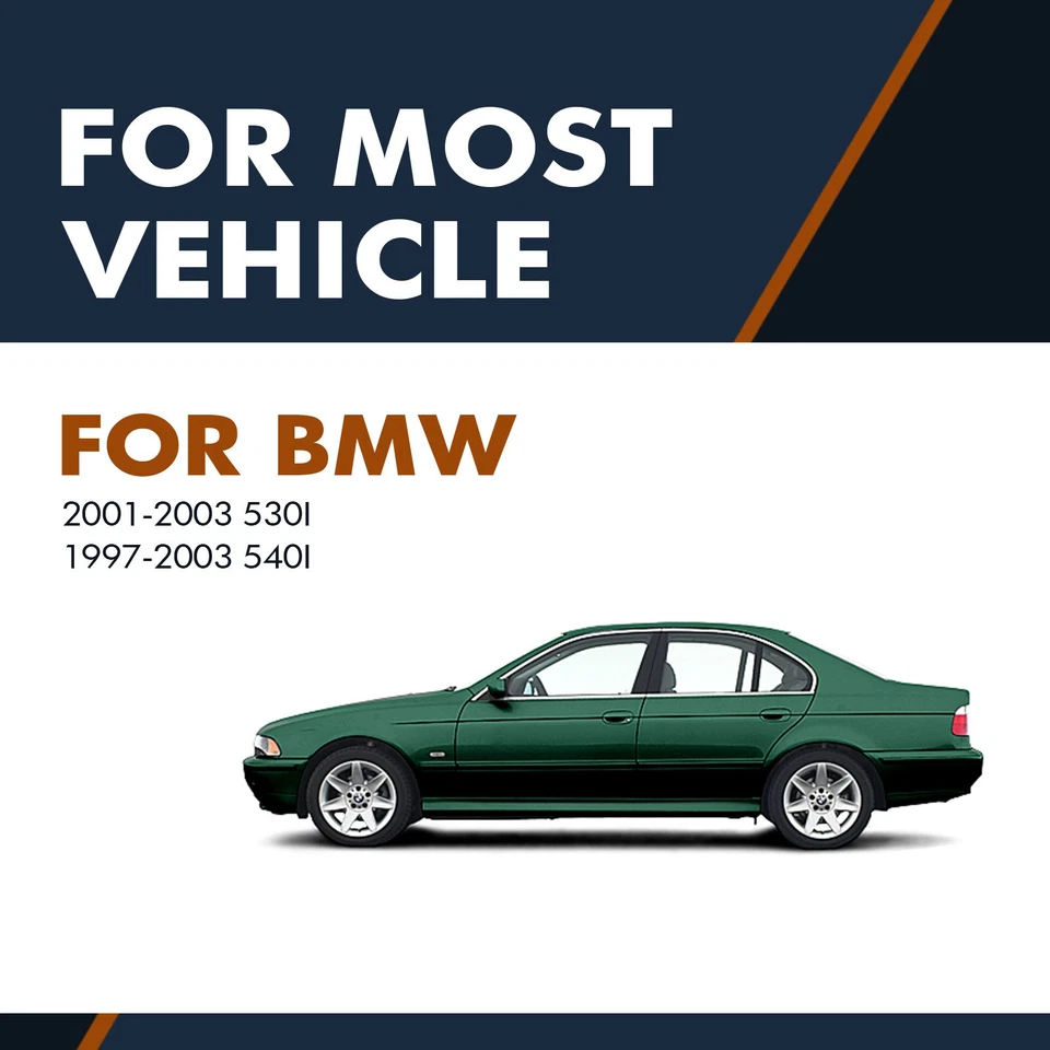 Juego de 4 soportes de elevación de tapa de maletero delantero-trasero para BMW 530I 2001-2003 sin alerón Foto 2 de 4