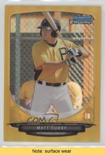 2013 Bowman Chrome Prospects Gold Refractor 3/50 Matt Curry #BCP163 READ 0b5