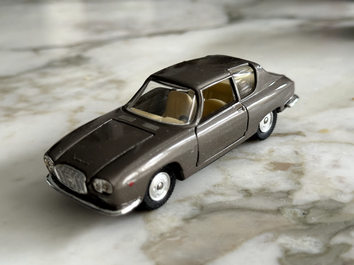 POLITOYS M 509 LANCIA FLAVIA SPORT ZAGATO 1800 GRISE 1/43 +