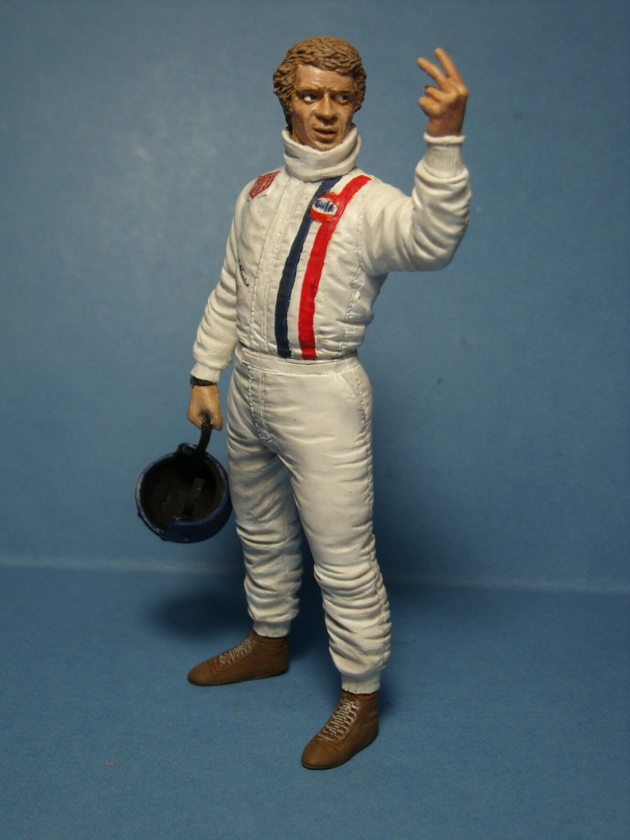 1/18 Figure Steve Mc Queen Le Mans Vroom for Cmr Spark Uh Norev Autoart
