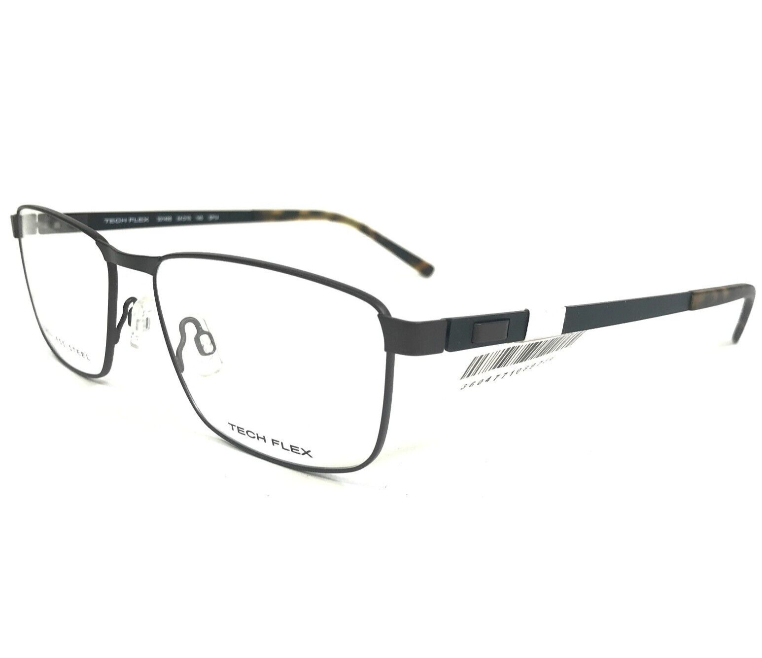 Оправа для очков Tech Flex 30149S SP14 Черно-коричневая квадратная с полной оправой 54-16-145