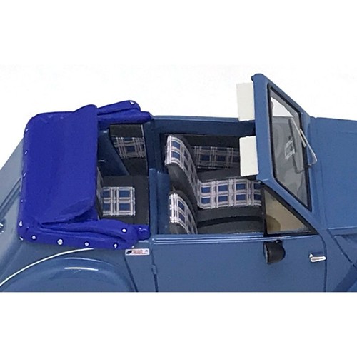 Citroen 2CV SARHY CONVERTIBLE OPEN BLUE from 1954 to 1/43 from FRANSTYLE 0018 - Picture 5 of 6