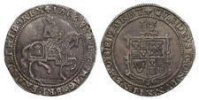 James I Crown, XF45, plumes reverse made from Welsh silver, mm trefoil / lis
