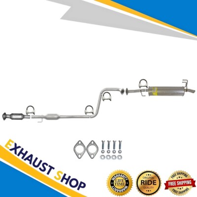 Rear Catalytic Converter+Resonator+Muffler For 2017-2020 HyundaiElantra 2.0L New
