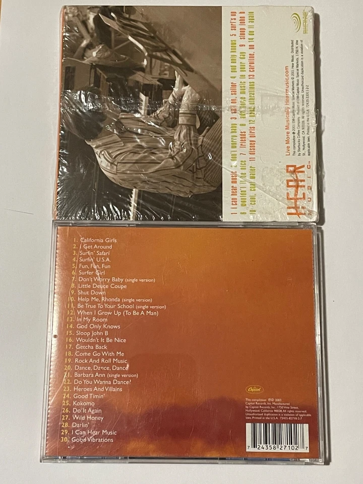 THE BEACH BOYS Songs We Love To Summer Crush CD NEW & SEALED +BONUS Sounds Of !! Foto 2 de 3