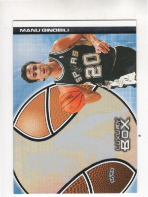 2004-05 Topps Luxury Box #75 Manu Ginobili
