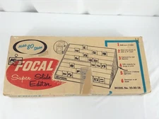 Focal Super Slide Editor Vintage K-Mart Original Box 20-00-28