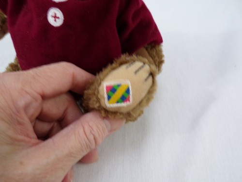 "Little Teddy Left Behind" Stuffed Bear Rare 2004 Little Tiger Press London b23 - Picture 3 of 7