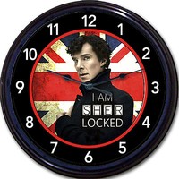 Sherlock Holmes London Uk Cumberbatch Conan Doyle Watson Crime Wall Clock Sherlock Holmes London Uk Cumberbatch Conan Doyle Watson Crime Wall Clock