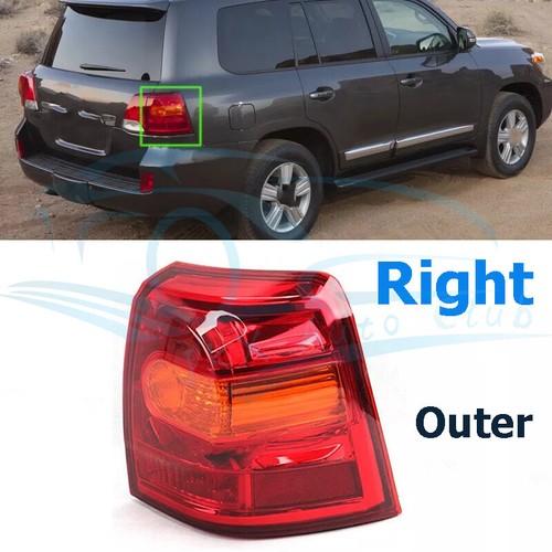 For Toyota Land Cruiser LC200 2012-15 Right Outside Rear TailLight k Brake Light - Picture 6 of 6