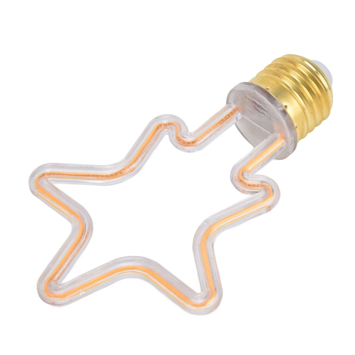 AU LED Light Bulb E27 Thread Socket Star Line Shape Retro Home Decoration Holida