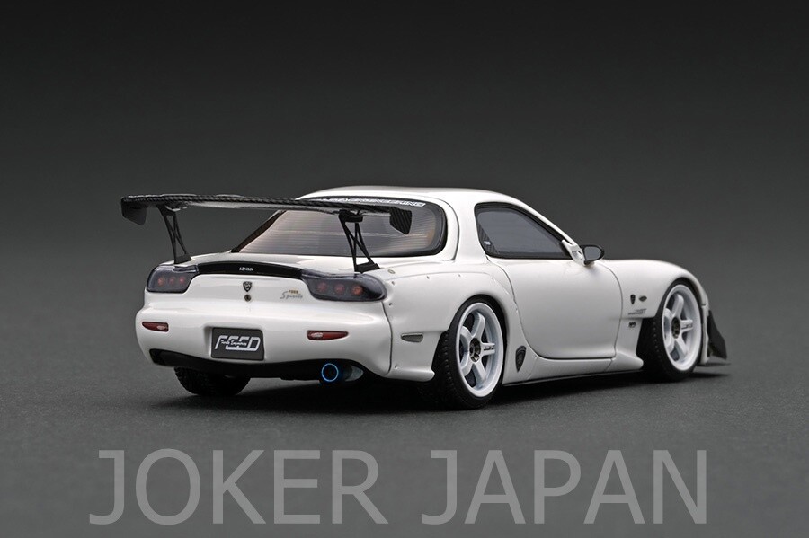 Ignition Model IG2187 1/43 FEED RX-7 (FD3S) White JDM | eBay