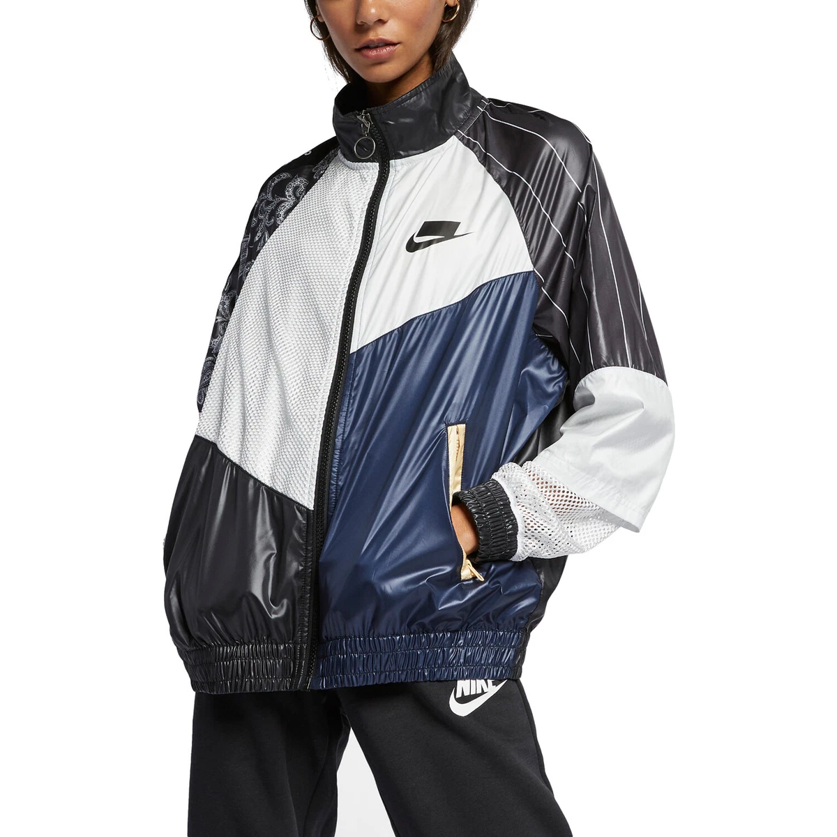 Nike Sportswear NSW Women s Woven Track Jacket AR3025 Small eBay