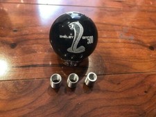 2010 - 2019 Ford Mustang Shelby Gt500 6 Speed Shifter Shift Knob Black W White