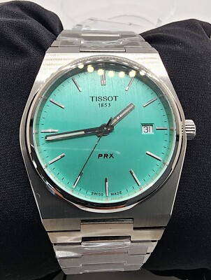 Tissot PRX 40mm Light Green Dial Watch - T137.410.11.091.01
