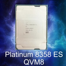 Compatible Intel Xeon Platinum 8358 ES QVM8 32C 64T 2.2GHz 48MB 250W LGA4189 CPU
