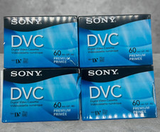 Lot of 4 Sony Premium DVC Digital Video Cassette 60 Minute MiniDV Tapes