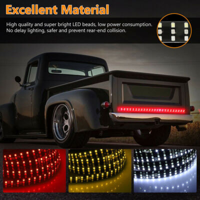 Tailgate Light Strip 60-Inch LED Tailgate Light Bar With 90 LEDs - Brake, Reverse & Turn Signals For Chevy Ford Dodge Trucks & SUVs Sequential Tailgate Light Bar - Foto 7