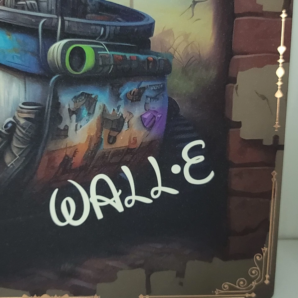 Impresión de tarjeta de arte Wall-E Futuristic Disney edición limitada 100 Big One 094/255 Foto 2 de 4