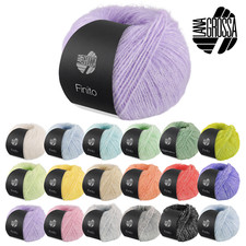 Lana Grossa FINITO 50 g Sommerliches Flauschgarn mit Baumwolle 150 m