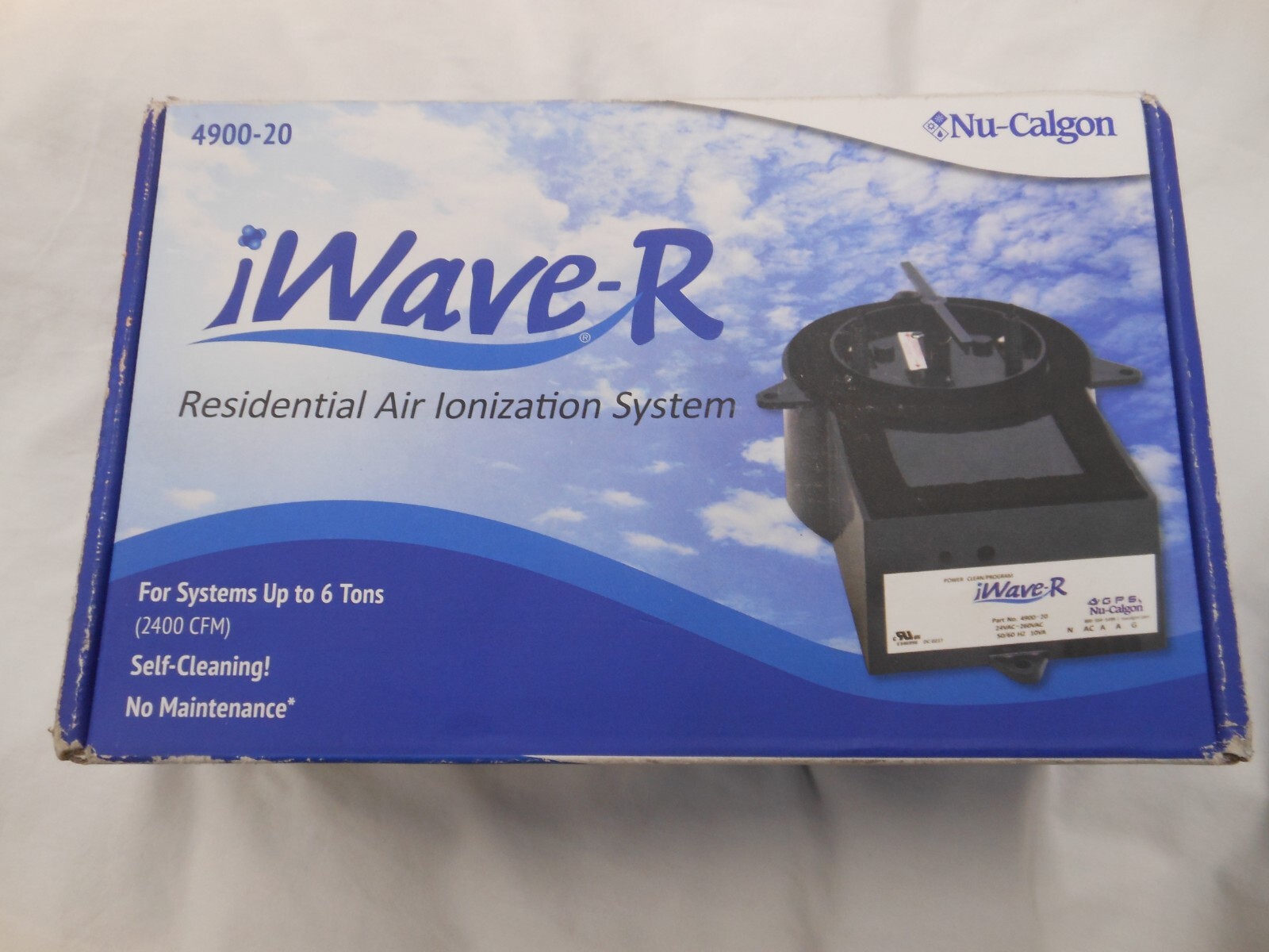 NuCalgon iWaveR Self Cleaning Residential BiPolar Air Purifier 4900