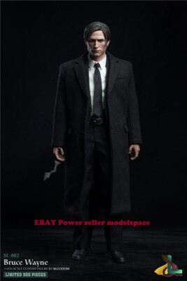 Scustom SL-002 1/6 Batman Bruce Wayne Robert Pattinson Action Figure IN STOCK