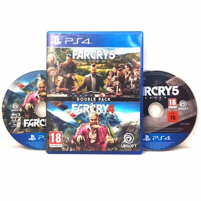 Playstation 4 Spiel FAR CRY 4 + FAR CRY 5 - Double Pack - USK18 Zustand: gut