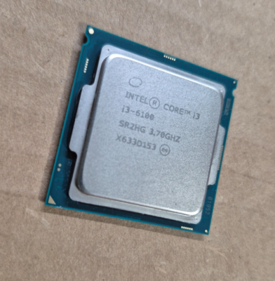 Intel Core i3-6100 Dual-Core 3.7GHz LGA1151 Desktop CPU Processor