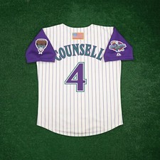 Craig Counsell 2001 Arizona Diamondbacks Men's Alt Ivory World Series Jersey