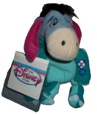 EEYORE THE DISNEY STORE 9 Mini Bean Bag DINOSAUR NEW WITH DISNEY TAGS.