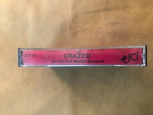 Crazed *An All Out Metal Assault *cassette tape *JCI *JCT-1111 *1985 *VG+/VG+ - Picture 3 of 8