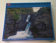 Unopened 1000 Piece Glacier National Park Puzzle, St. Mary Falls, Waterfall