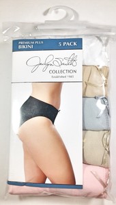 Womens-Cotton-Bikini-Underwear-Size-12-13-Jaclyn-Smith-PremiumPlus-Panties