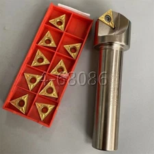 TCM45-C20-30-110-1T 45° Indexable chamfering arbor + 10PCS TCMT16T304 insert