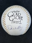 Don Mattingly Signed Rawlings Gold Glove Baseball JSA COA NY Yankees Steiner