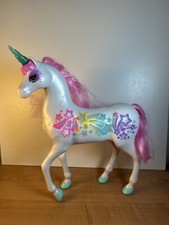 Barbie Dreamtopia Brush 'n Sparkle Unicorn with Lights and Sounds Mattel Pink