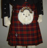 Scottish | Cameron Modern Tartan Heavy Kilt & Kilt Pin | Geoffrey Scottish | Cameron Modern Tartan Heavy Kilt & Kilt Pin | Geoffrey