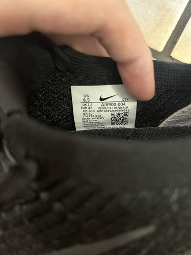 Nike Air VaporMax Flyknit 3 Triple Black | Taglia 42 - Foto 4 di 7