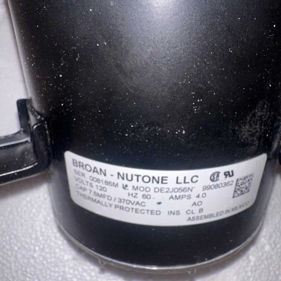 New Genuine OEM Broan, Kenmore Range Vent Hood Vent Fan Motor S99080362