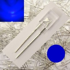 LED Rechteckig Blau Klar 2x5x7mm 1/10/25/50 Stückzahl wählbar 2x5mm C3649