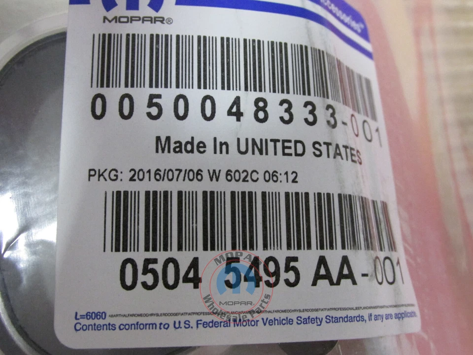 DODGE RAM CHRYSLER JEEP Junta Coletora de Escape Lateral Esquerdo NOVO FABRICANTE DE EQUIPAMENTO ORIGINAL MOPAR - Imagem 4 de 4