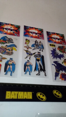 Batman Animated Series Metallic Effect Sticker Original neu in Folienbeutel