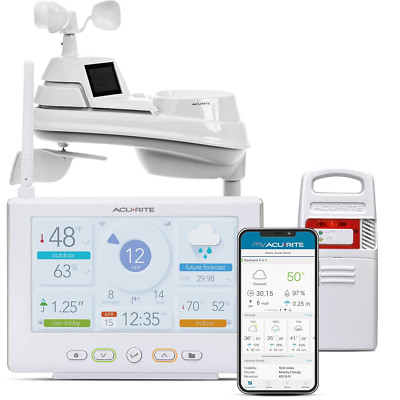 Iris Wireless Weather Station with HD Direct-To-Wi-Fi Display, Lightning Sensor,