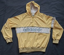 ADIDAS New York JACKET Vintage TRACKSUIT TOP Felpa con cappuccio Track 80s Ho...